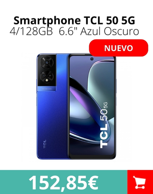 Smartphone TCL 50 5G 4/128GB 6.6" Azul Oscuro