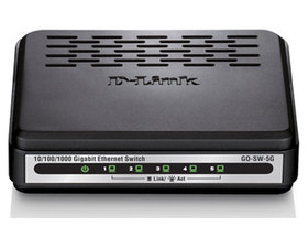 D-Link Switch 5 Puertos 10/100/1Gbit DLinkGO