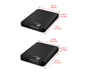 Western Digital Disco Duro Externo de 1TB 2.5'' USB 3.0 