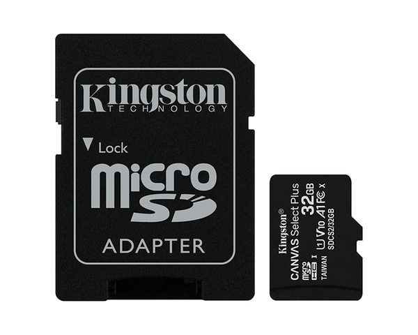 Kingston MicroSD 32GB Canvas Select Plus con Adaptador