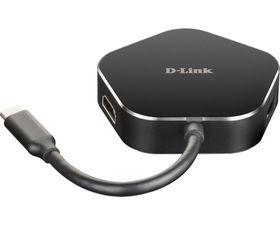 D-Link DUB-M420 Adaptador USB-C 4 en 1 HDMI/USB-C/2x USB3.0