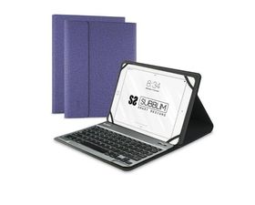 Subblim Funda con teclado Keytab Pro Bluetooth para Tablet 10.1" Morado