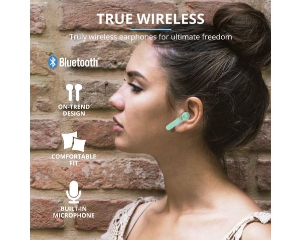 Trust Primo Touch Auriculares Bluetooth Mint