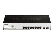 D-Link DGS-1210-10 Switch Smart 8 Puertos Gigabit + 2 Puertos SFP