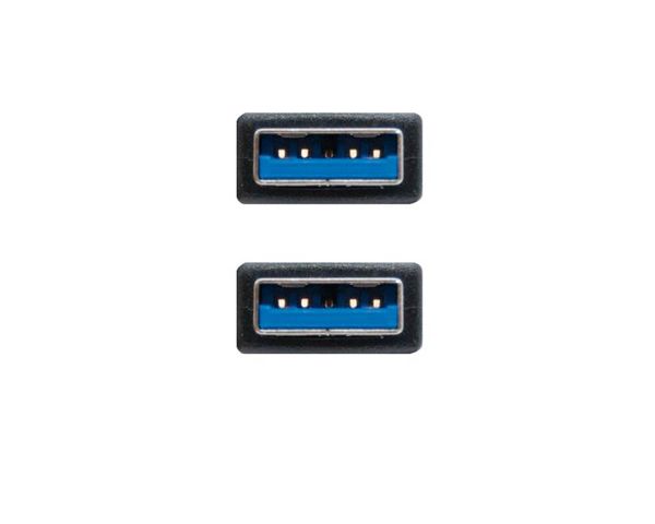 Nanocable Cable USB 3.0 Negro Tipo A a Tipo A Macho/Macho 2m