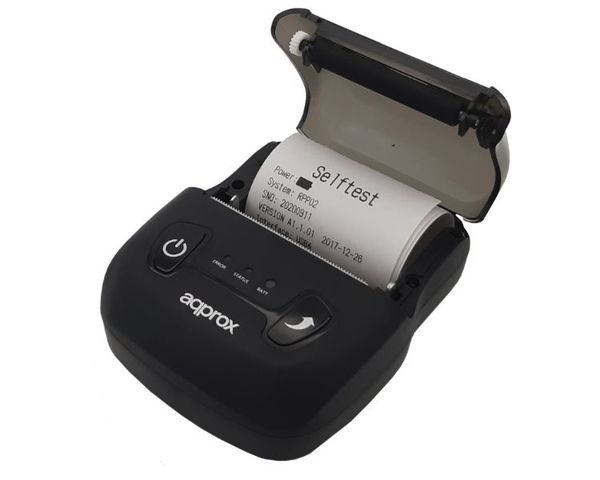 Approx POS58 Impresora de Tickets Térmica Portátil Bluetooth USB