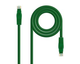 Nanocable Cable de Red Latiguillo RJ45 UTP Cat.6 AWG24 25cm Verde 