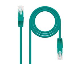 Nanocable Cable de Red Latiguillo RJ45 UTP Cat.6 AWG24 25cm Verde