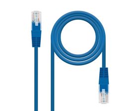 Nanocable Cable de Red Latiguillo RJ45 UTP Cat.6 AWG24 25cm Azul