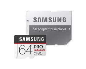 Samsung Pro Endurance MicroSD 64GB  Clase 10 + Adaptador