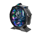 Mars Gaming MCORB MicroATX Premium RGB Cristal Templado Negro