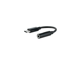 Nanocable Cable Adaptador Audio Jack 3.5/Hembra a USB-C/Macho 11cm Negro
