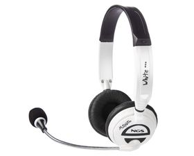 NGS MSX6 Pro Auricular con Micrófono Blanco