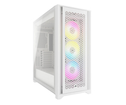 Corsair 5000D Torre ATX RGB Airflow TG Cristal Templado Blanco