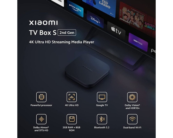 Xiaomi Mi TV Box S 2nd Gen 8GB 4K