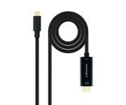 Nanocable Cable Conversor USB-C a HDMI 1.4 4K 30Hz 1.8m Negro
