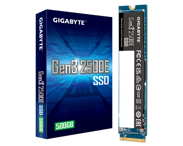 Gigabyte Gen3 250E SSD 500GB PCIe 3.0x4 NVMe M.2