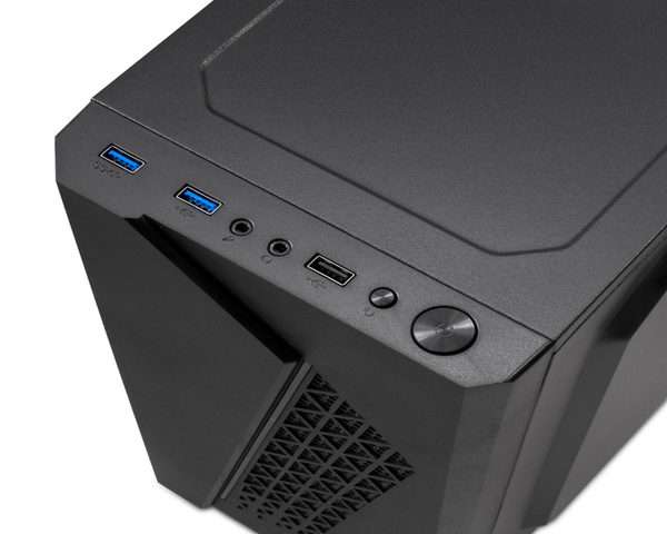Pc Case MGC-50 MicroATX RGB USB 3.0 con Ventana Negra