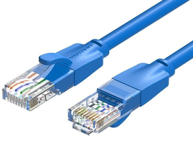 Vention IBELJ Cable de Red RJ45 UTP CAT6 AWG26 5m Azul