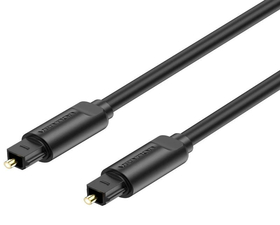 Vention Cable de Audio de Fibra Óptica Toslink 1m Negro