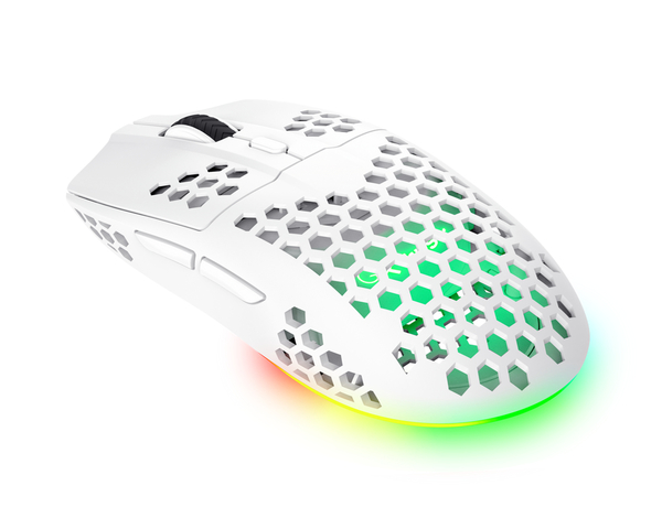 Trust GXT 929W Helox Ratón Gaming Inalámbrico RGB 4800DPI Blanco