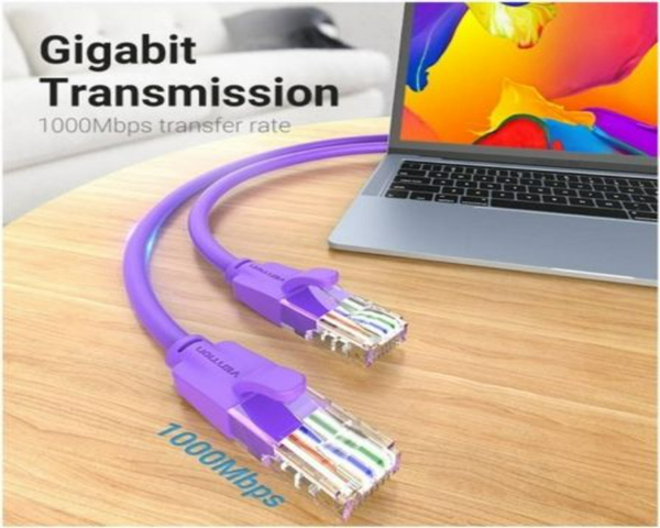 Vention IBEVH Cable de Red RJ45 UTP CAT.6 2m Morado