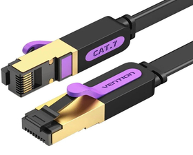 Vention ICDBF Cable de Red RJ45 Cat.7 SFTP 1m Negro