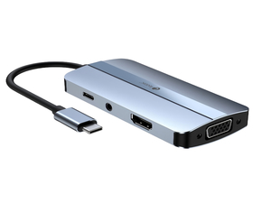 Leotec Docking Station HUB 7 en 1 USB-C/USB/HDMI/VGA