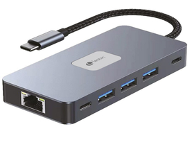 Leotec LEDS02 Docking Station 10 en1 USB-C PD 100W / HDMI 4K /USB 3.0 / RJ 45 /Micro SD