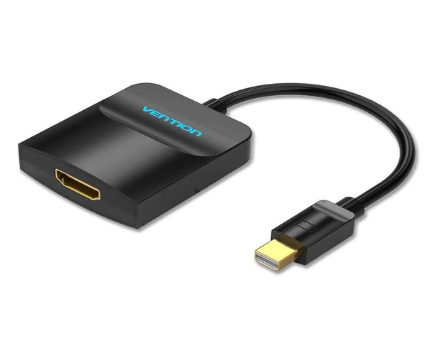 Vention HBCBB Conversor Mini DisplayPort Macho a HDMI Hembra Negro