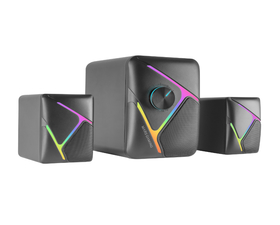 Mars Gaming MS-H21 Altavoces Bluetooth 35W RGB Negro