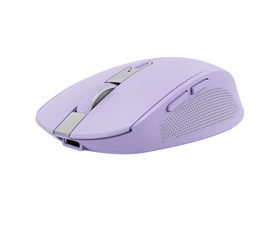 Trust Ozaa Ratón Óptico Inalámbrico Multidispositivo 3200DPI Morado