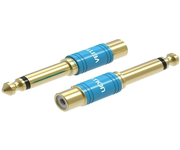 Vention VDD-C03 Adaptador Audio RCA Hembra a Jack 6.5 Macho Azul