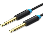 Vention BAABF Cable de Audio Estereo Mono Jack 6.5 Macho a Jack 6.5 Macho 1m Negro