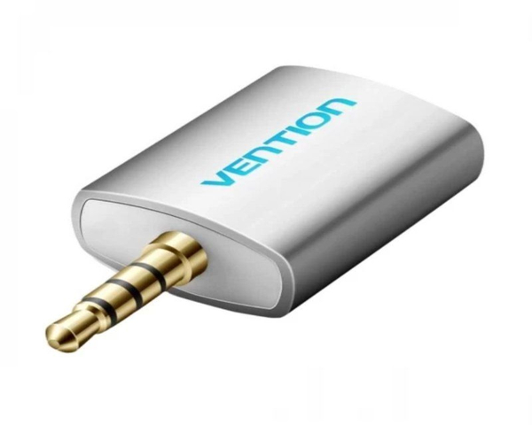 Vention BDAW0 Adaptador Audio Jack 3.5mm Macho a 2x Jack 3.5mm Hembra Blanco