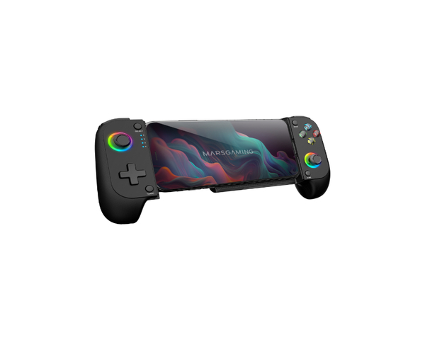 Gamepad Mars Gaming MGP-X NEON RGB negro