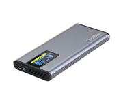 Coolbox PS32 Caja Externa SSD M.2 NVMe Pantalla LCD Gris