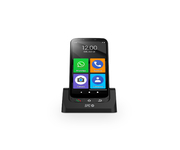 Móvil SPC Zeus 4G Pro Smartphone para Mayores 4/64GB con Botón SOS y Base de Carga Negro Libre