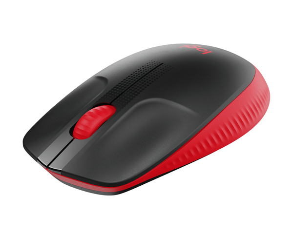 Logitech M190 Ratón Inalámbrico Óptico 1000DPI Rojo