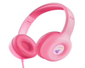 Trust NOUNA Auriculares para Niños Rosa