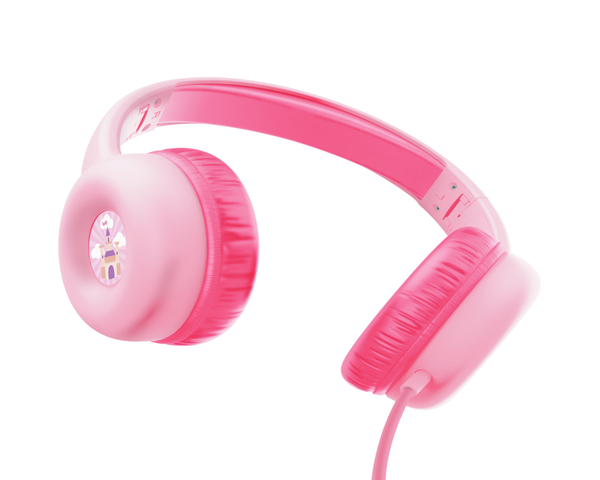 Trust NOUNA Auriculares para Niños Rosa
