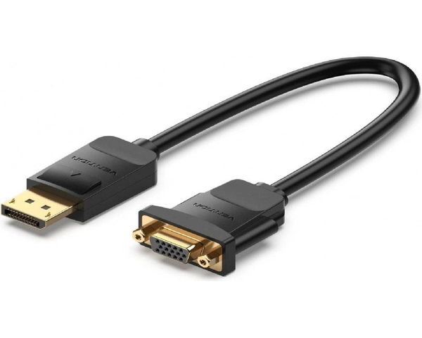 Vention Conversor Displayport Macho a VGA Hembra 15CM Negro