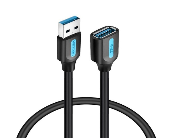Vention Cable Alargador USB 3.0 Macho/Hembra 5M Negro
