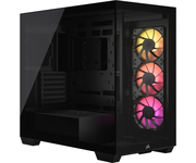Corsair 3500X ARGB Cristal Templado USB 3.2 Negro