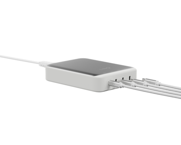 Linq Cargador Escritorio 4x USB-C 240W GaN2 Plata
