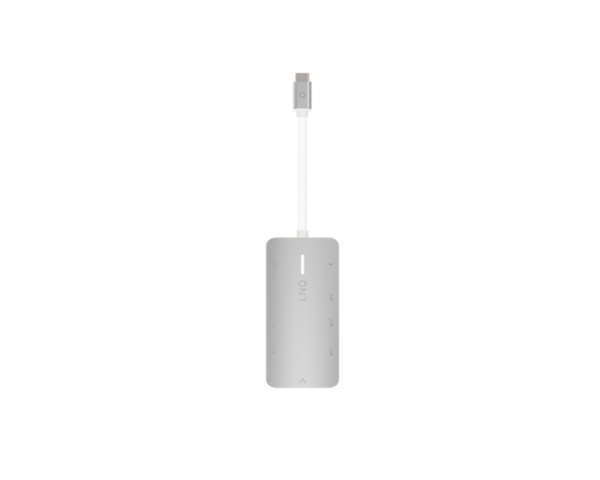 Linq Hub 8 Puertos 8K Pro USB-C 140W Gris