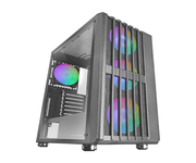 Mars Gaming MC-VAULT Caja Gaming ATX 4x Ventiladores ARGB 12cm Frontal Mesh Cristal