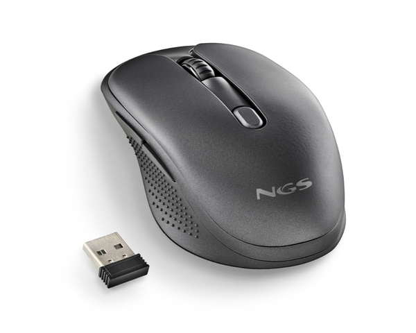 NGS Ratón EVO Spook Inalámbrico Recargable Negro