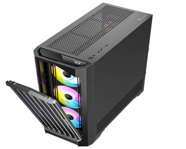 Antec Semitorre E-ATX Performance 1 FT ARGB Cristal Templado Negro