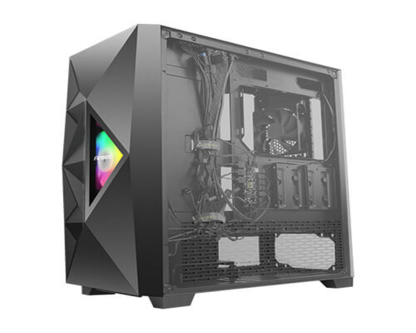 Antec DF800 FLUX Semitorre Cristal Templado USB 3.2 RGB Negra